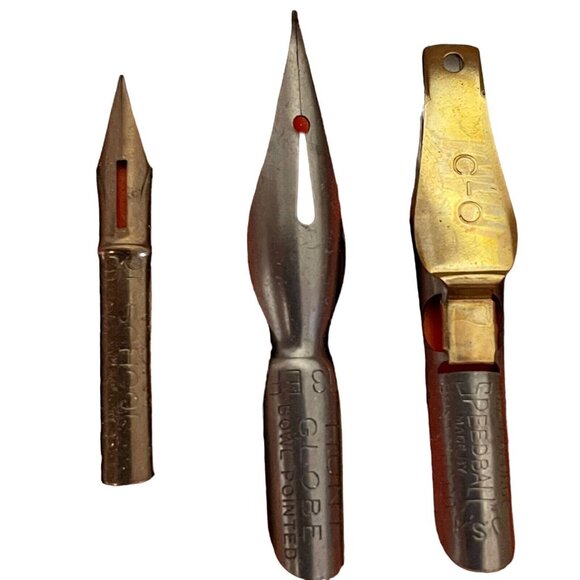 Speedball No. 5 Art Pen Kit With Assorted Nibs & Pen Holder Made In USA Hunt Man - Picture 7 of 13
